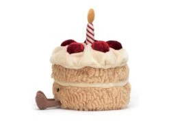 JELLYCAT A2BC - Amuseable Birthday Cake - L: 12 Cm X L: 12 Cm X H: 16 Cm -Jellycat Soldes jellycat a2bc amuseable birthday cake l 12 cm x l 12 cm x h 16 cm jellycat 1600 1