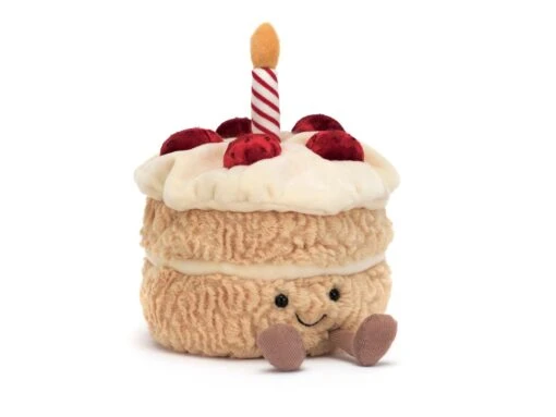 JELLYCAT A2BC - Amuseable Birthday Cake - L: 12 Cm X L: 12 Cm X H: 16 Cm -Jellycat Soldes jellycat a2bc amuseable birthday cake l 12 cm x l 12 cm x h 16 cm jellycat 1600